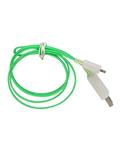 Bluelans LED Light Data Sync Charger USB Cable for iPhone 5/5C/5S/6/6 Plus Green