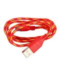 Bluelans Fabric Nylon Micro USB Charging Cord Data Sync Cable (Red)