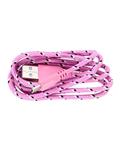 Bluelans Fabric Nylon Micro USB Charging Cord Data Sync Cable (Pink)