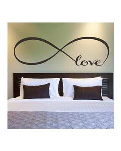 Bluelans Fashion Removable Wallpaper Love Loop Home Bedroom Decor Waterproof Wall Sticker 
