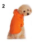 Bluelans Pet Dog Hoodie Puppy Cat Winter Warm Clothes Sweater Costume Jacket Coat Apparel S (Orange)