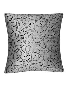 Bluelans Love Heart Throw Pillow Case (Grey)