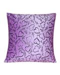 Bluelans Love Heart Throw Pillow Case (Purple)