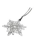 Bluelans Gold Plated Hollow Snowflake Bookmark Book Magazine Accessory