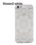Bluelans Hollow Flower2 Skin Case Paisley Feather Cover for iPhone 6 White