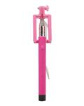 Bluelans Extendable Wired Remote Shutter Handheld Selfie Stick Pink