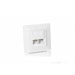 فیس پلیت دو پورت Cat5e Outlet Surface Mounted ایکوییپ E125734 Equip