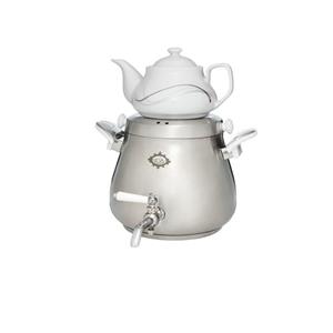 قوری و کتری شیردار عالی نسب مدل نسترن Alinasab nastaran Teapot And Kettle Set