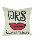 Bluelans Retro Cotton Linen Pillow Case Sofa Throw Cushion Cover Home Decor Beige