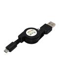 Bluelans Retractable Micro USB 2.0 Cable For Android (Black)