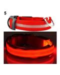 Bluelans Puppy Dog Cat Night Safety Flashing Luminous LED Light Adjustable Pet Collar L (Red) 