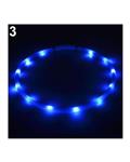 Bluelans USB Rechargeable LED Flashing Light Band Glow Safety Belt Pet Dog Puppy Collar (Blue) 