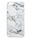 Bluelans Soft Granite Marble Grain TPU Phone Case for iPhone 5 5S (White and Gray)