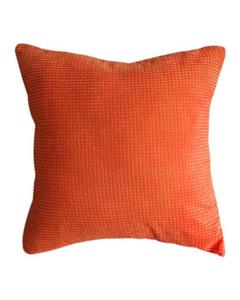 Bluelans Square Corduroy Sofa Pillow Case Cushion (Orange)