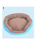 Bluelans Winter Warm Soft Fleece Puppy Pet Dog Cat Large Bed House Basket Nest Mat L (Blue)