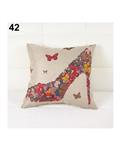 Bluelans Square Linen Throw Pillow Case  Home Sofa Decoration 42