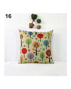 Bluelans Square Linen Throw Pillow Case  Home Sofa Decoration 16