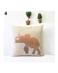 Bluelans Square Linen Throw Pillow Case  Home Sofa Decoration 4