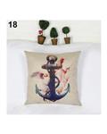 Bluelans Square Linen Throw Pillow Case  Home Sofa Decoration 18