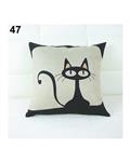 Bluelans Square Linen Throw Pillow Case  Home Sofa Decoration 47