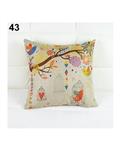 Bluelans Square Linen Throw Pillow Case  Home Sofa Decoration 43