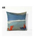 Bluelans Square Linen Throw Pillow Case  Home Sofa Decoration 44