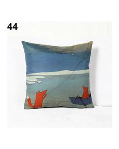 Bluelans Square Linen Throw Pillow Case  Home Sofa Decoration 44