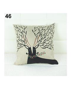 Bluelans Square Linen Throw Pillow Case  Home Sofa Decoration 46 