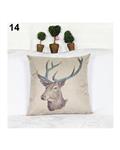 Bluelans Square Linen Throw Pillow Case  Home Sofa Decoration 14