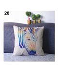 Bluelans Square Linen Throw Pillow Case  Home Sofa Decoration 28