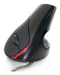 Bluelans Wired Ergonomic Design USB Vertical Optical Mouse - Black