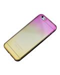 Bluelans Ultra-thin Rainbow Ombre Clear TPU Case Back Skin for iPhone 6 Plus (Pink and Yellow)