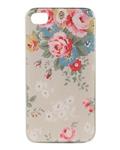 Bluelans Rural Flowers Case for iPhone 4 (Beige)