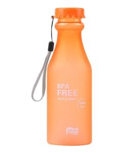 Bluelans Scrub Leak-proof Water Bottle Cycling Unbreakable 550ml Drink Bottles Orange