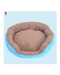 Bluelans Winter Warm Soft Fleece Puppy Pet Dog Cat Large Bed House Basket Nest Mat S (Blue)