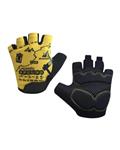 Bluelans Unisex Cycling  Half Finger Breathable Gloves Yellow -Int:XL