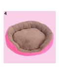 Bluelans Winter Warm Soft Fleece Puppy Pet Dog Cat Large Bed House Basket Nest Mat L (Rose)