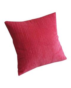 Bluelans Square Corduroy Sofa Pillow Case Cushion (Hot Pink) 