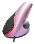 Bluelans Wired Ergonomic Design USB Vertical Optical Mouse - Purple