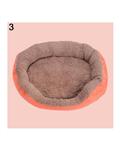 Bluelans Winter Warm Soft Fleece Puppy Pet Dog Cat Large Bed House Basket Nest Mat M (Orange)