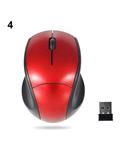 Bluelans Wireless Mouse Optical Cordless 2.4GHz Mice + USB Receiver for Computer PC Laptop (Red)