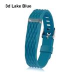 Bluelans Replacement Wrist Band Wristband for Fitbit Flex Bracelet Classic Buckle (3d Lake Blue)