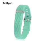 ساعت و مچ بند هوشمند  Bluelans Replacement Wrist Band Wristband for Fitbit Flex Bracelet Classic Buckle (3d Cyan)