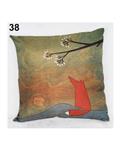 Bluelans Square Linen Throw Pillow Case  Home Sofa Decoration 38