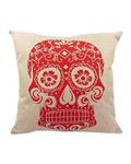 Bluelans Throw Pillow Cover Pillowcase Cushion Cases Skull Sofa Car Seat Decor Red