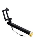 Bluelans Extendable Useful Wired Remote Shutter Selfie Stick Golden 