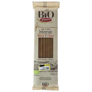 اسپاگتی فیبردار ارگانیک گرانورو مقدار 500 گرم Granoro Linguine Oraganic Spagetti with Fiber 500gr