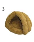 Bluelans Soft Kitten Cat Dog House Puppy Cave Pet Sleeping Bed Mat Pad Igloo Nest (Camel)