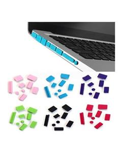 Bluelans Soft Silicone Anti Dust Port Plugs Cover Stopper for Notebook MacBook Pro Air 13 Black 