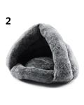 Bluelans Soft Kitten Cat Dog House Puppy Cave Pet Sleeping Bed Mat Pad Igloo Nest (Grey)